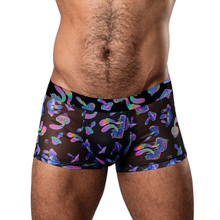 Male Power Hazy Dayz Pouch Short Mushrooms Print - Horny Stoner
