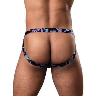 Male Power Hazy Dayz Jock Pot Leaf Print - Horny Stoner