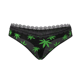 Magic Silk Hazy Dayz Boy Short Pot Leaf