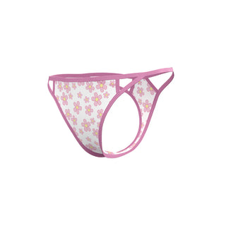 Magic Silk Daisy Dress & Tanga Set Daisy Print - Horny Stoner