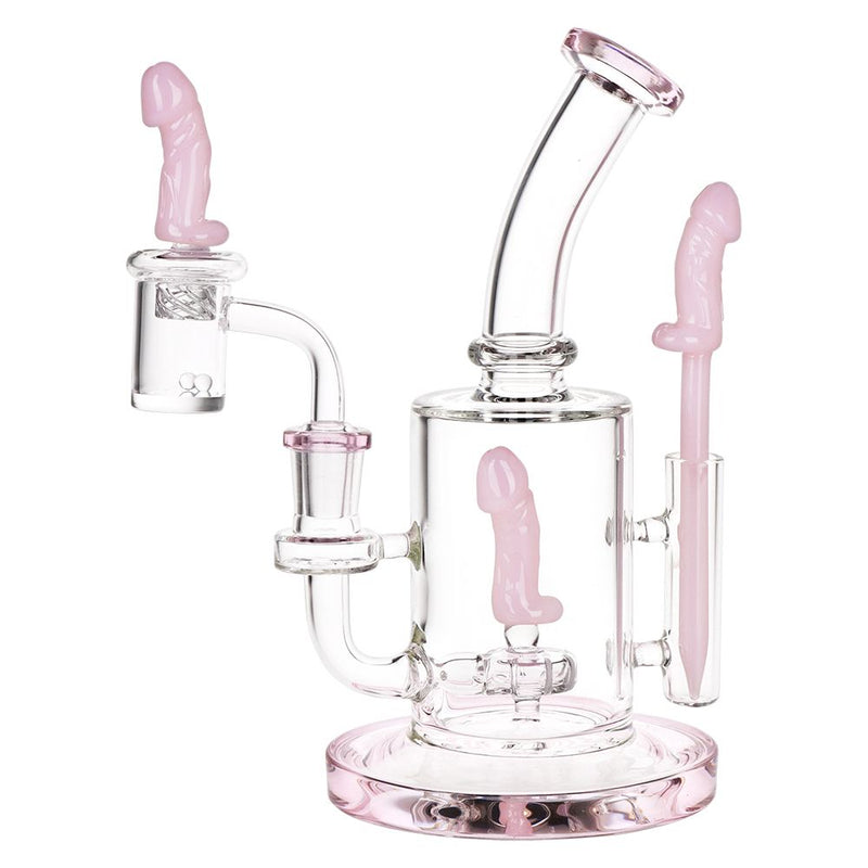 Penis-Themed Dick Dab Rig SeshGear Danger Noodle Glass Dab Rig Set