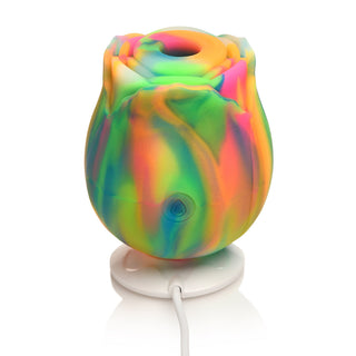 Bloomgasm Glow Rose Glow-in-the-Dark Rose Clit Stimulator - Horny Stoner