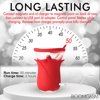Bloomgasm Lily Lover Sucking & Vibrating Clitoral Stimulator