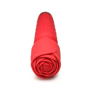 Bloomgasm Pleasure Rose 10X Silicone Wand with Rose Attachment - Horny Stoner