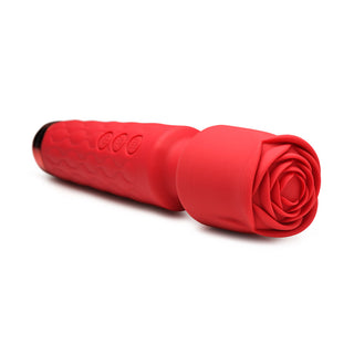 Bloomgasm Pleasure Rose 10X Silicone Wand with Rose Attachment - Horny Stoner