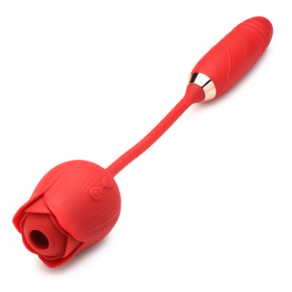 Bloomgasm Romping Rose 10X Suction Rose & Thrusting Vibrator - Horny Stoner