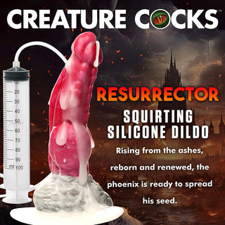 Creature Cocks Resurrector Phoenix Squirting Silicone Dildo - Horny Stoner