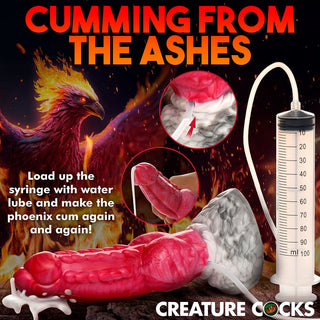 Creature Cocks Resurrector Phoenix Squirting Silicone Dildo - Horny Stoner