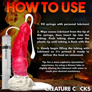 Creature Cocks Resurrector Phoenix Squirting Silicone Dildo - Horny Stoner