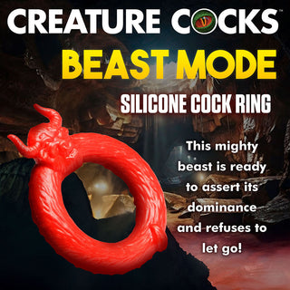 Creature Cocks Beast Mode Silicone Cock Ring - Horny Stoner