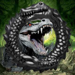 Creature Cocks Black Caiman Silicone Cock Ring - Horny Stoner