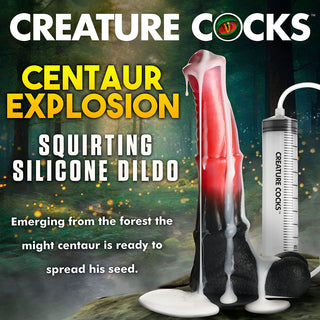 Creature Cocks Centaur Explosion Squirting Silicone Dildo - Horny Stoner