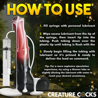 Creature Cocks Centaur Explosion Squirting Silicone Dildo - Horny Stoner