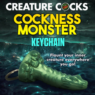 Creature Cocks Cockness Monster Silicone Keychain - Horny Stoner