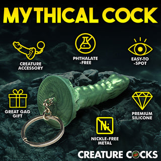 Creature Cocks Cockness Monster Silicone Keychain - Horny Stoner