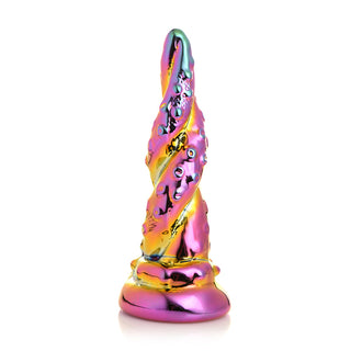 Creature Cocks Enchantress Rainbow Glass Dildo - Horny Stoner