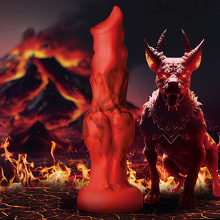 Creature Cocks Fire Hound Silicone Dildo L