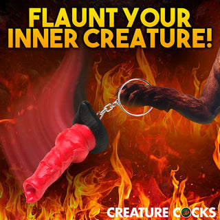 Creature Cocks Hell-Hound Silicone Keychain - Horny Stoner