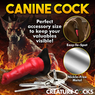 Creature Cocks Hell-Hound Silicone Keychain - Horny Stoner