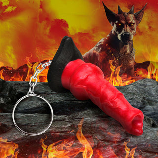 Creature Cocks Hell-Hound Silicone Keychain - Horny Stoner