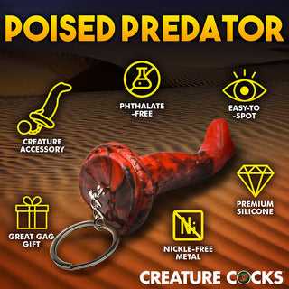 Creature Cocks King Cobra Silicone Keychain - Horny Stoner