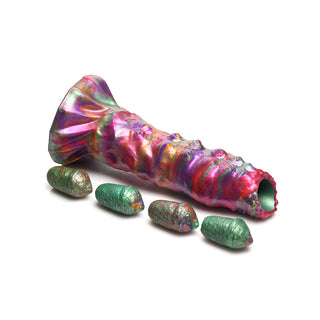 Creature Cocks Larva Silicone Ovipositor Dildo with Eggs - Horny Stoner