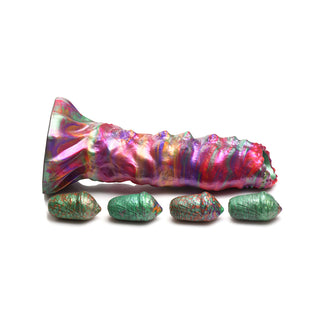Creature Cocks Larva Silicone Ovipositor Dildo with Eggs - Horny Stoner