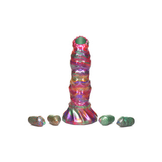 Creature Cocks Larva Silicone Ovipositor Dildo with Eggs - Horny Stoner