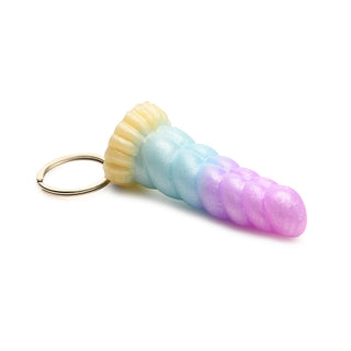 Creature Cocks Mystique Unicorn Silicone Keychain - Horny Stoner