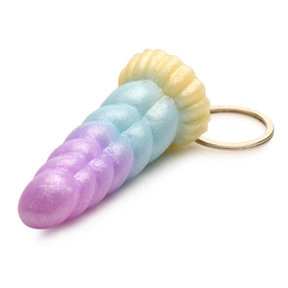 Creature Cocks Mystique Unicorn Silicone Keychain - Horny Stoner