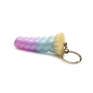 Creature Cocks Mystique Unicorn Silicone Keychain - Horny Stoner