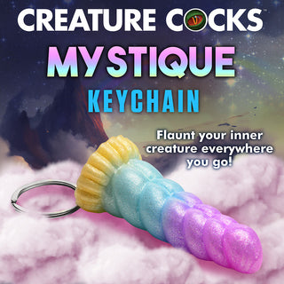 Creature Cocks Mystique Unicorn Silicone Keychain - Horny Stoner