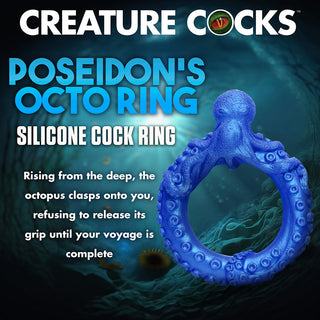 Creature Cocks Poseidon's Octo-Ring Silicone Cock Ring - Horny Stoner
