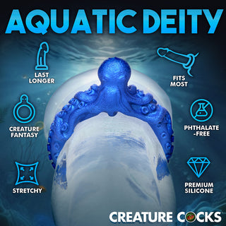 Creature Cocks Poseidon's Octo-Ring Silicone Cock Ring - Horny Stoner
