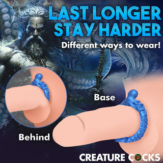 Creature Cocks Poseidon's Octo-Ring Silicone Cock Ring - Horny Stoner