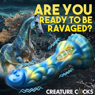 Creature Cocks Sea Stallion Vibrating Silicone Dildo with Remote - Horny Stoner