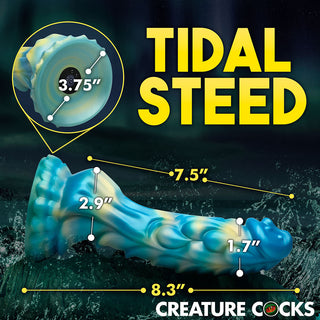 Creature Cocks Sea Stallion Vibrating Silicone Dildo with Remote - Horny Stoner