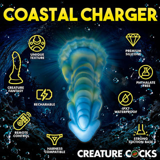 Creature Cocks Sea Stallion Vibrating Silicone Dildo with Remote - Horny Stoner