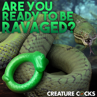 Creature Cocks Serpentine Silicone Cock Ring - Horny Stoner