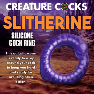 Creature Cocks Slitherine Silicone Cock Ring - Horny Stoner