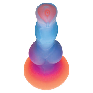 Creature Cocks Space Cock Glow-in-the-Dark Silicone Alien Dildo - Horny Stoner