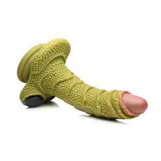 Creature Cocks Swamp Monster Green Scaly Silicone Dildo - Horny Stoner