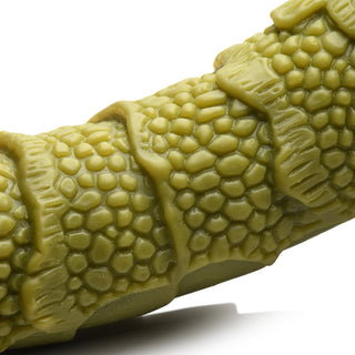 Creature Cocks Swamp Monster Green Scaly Silicone Dildo - Horny Stoner