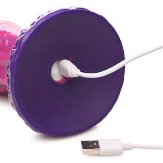 Creature Cocks Xenox Vibrating Silicone Dildo with Remote - Horny Stoner