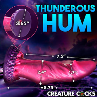 Creature Cocks Xenox Vibrating Silicone Dildo with Remote - Horny Stoner
