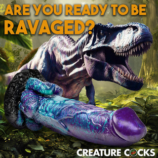 Creature Cocks XL Dino Dick Dinosaur Silicone Dildo - Horny Stoner