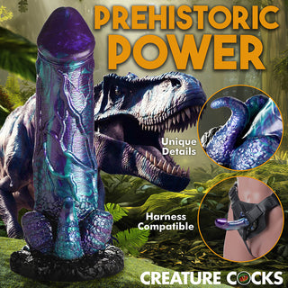 Creature Cocks XL Dino Dick Dinosaur Silicone Dildo - Horny Stoner