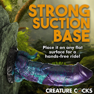 Creature Cocks XL Dino Dick Dinosaur Silicone Dildo - Horny Stoner