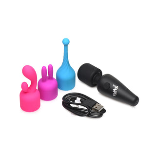 BANG! 10X Mini Wand Vibrator with 3 Versatile Attachments