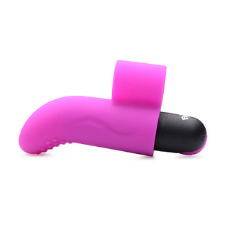 BANG! Couple's Love Ring, Finger Vibe, Bullet & Blindfold Kit - Purple